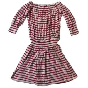 Splendid Girls' Off The Shoulder Striped Dress 10
